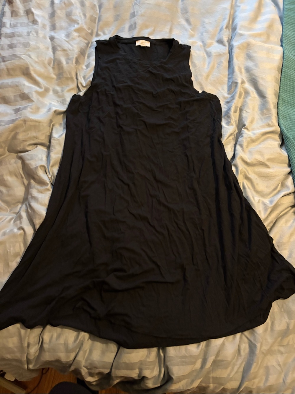 Ann Taylor LOFT black sheath swing dress XL extra large